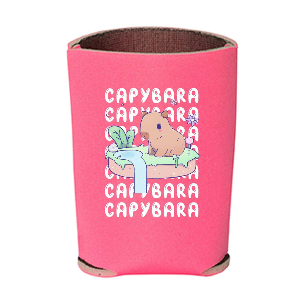 Kawaii Pink Capybara Beverage Holder