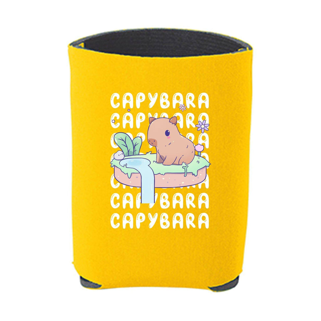Kawaii Yellow Capybara Beverage Holder