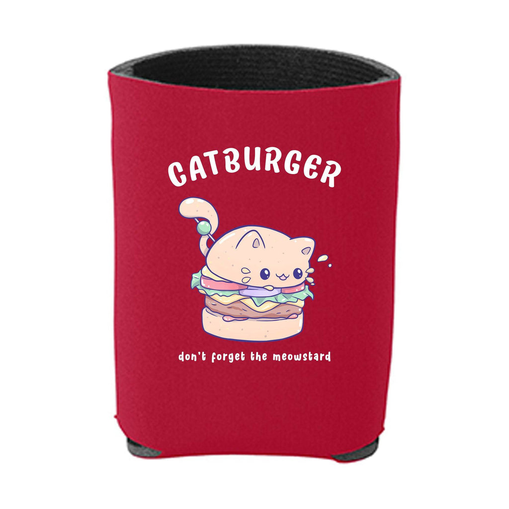 Kawaii Red Catburger Beverage Holder