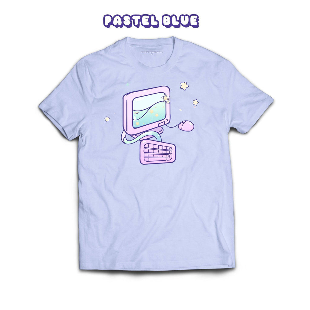 Computer T-shirt, Dusty Blue 100% Ringspun Cotton T-shirt