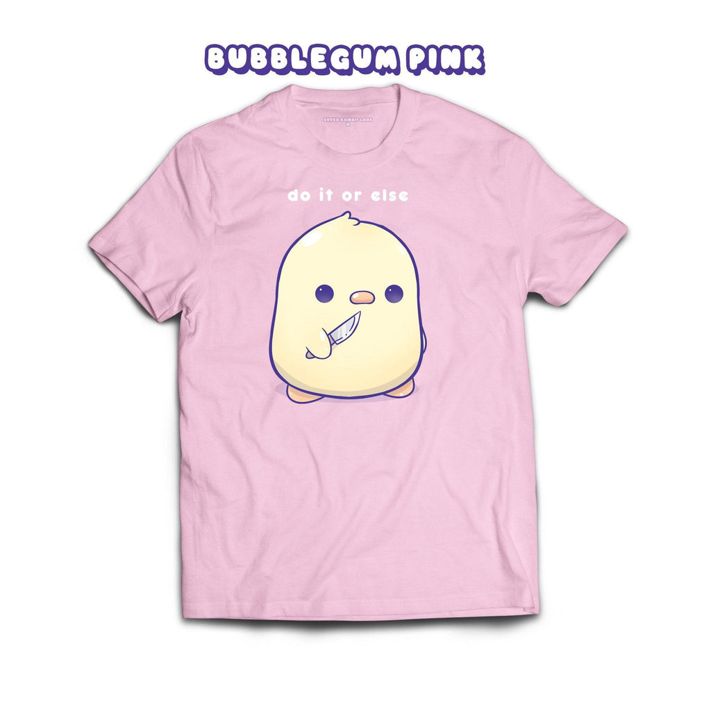 DuckKnife T-shirt, Bubblegum Pink 100% Ringspun Cotton T-shirt