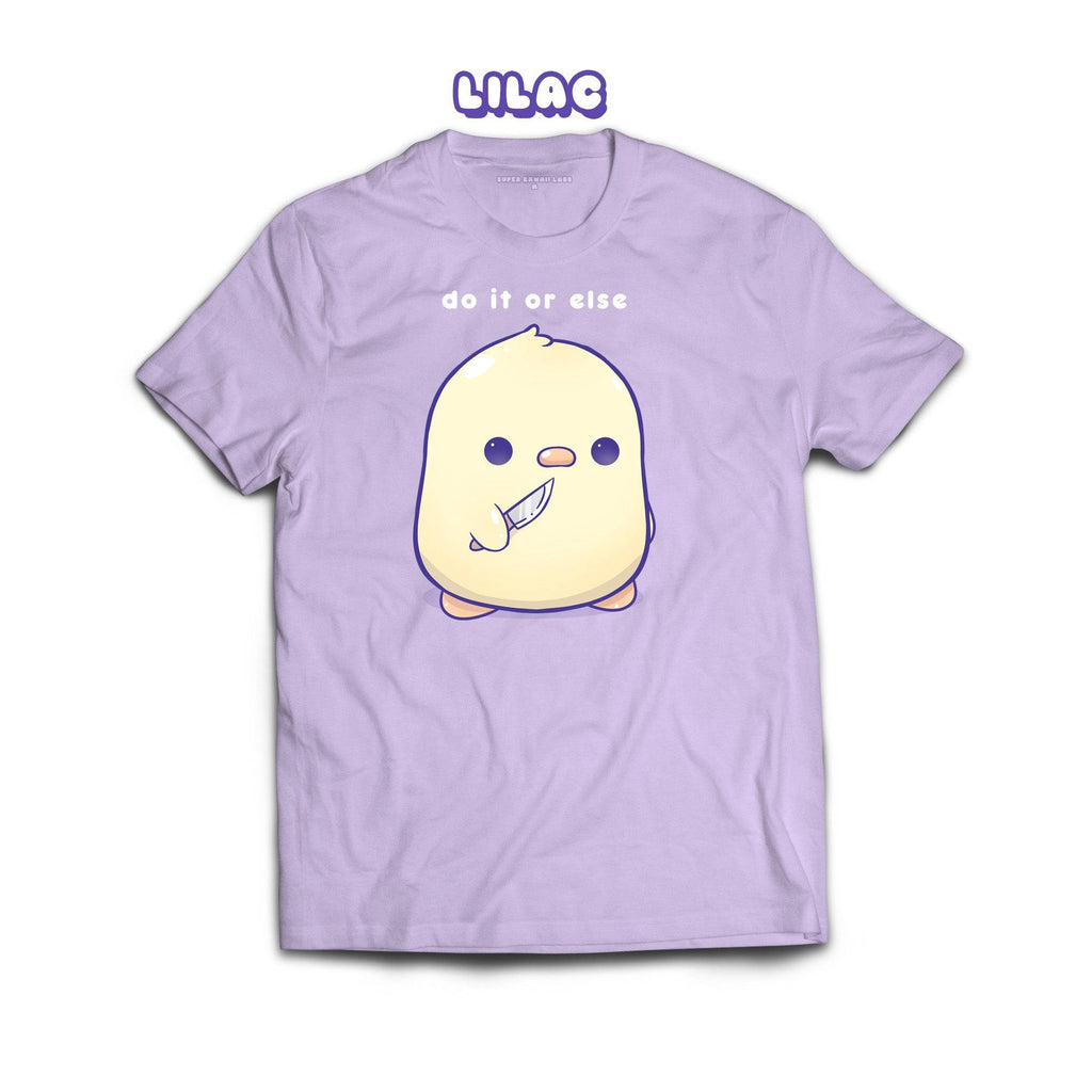 DuckKnife T-shirt, Lilac 100% Ringspun Cotton T-shirt