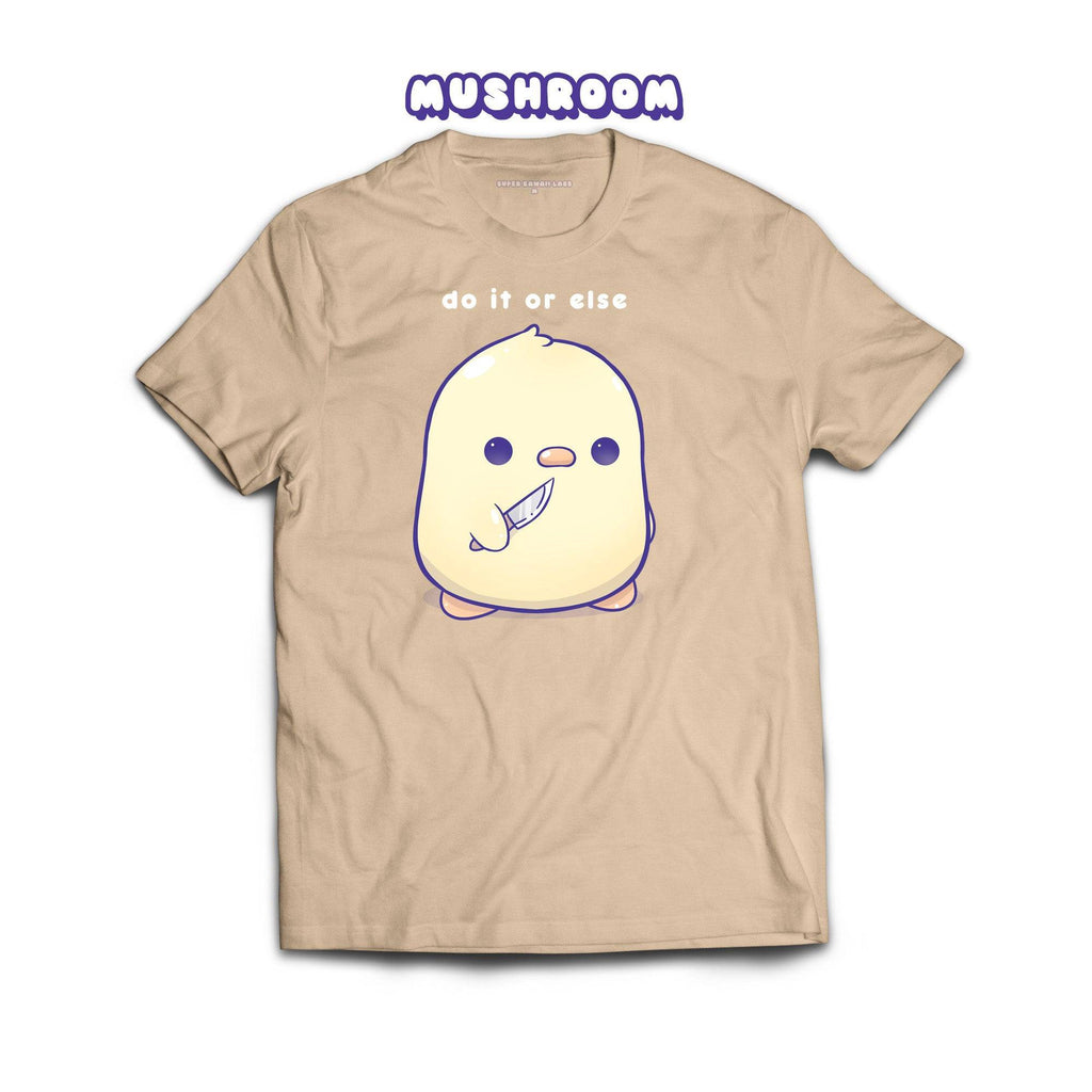 DuckKnife T-shirt, Mushroom 100% Ringspun Cotton T-shirt