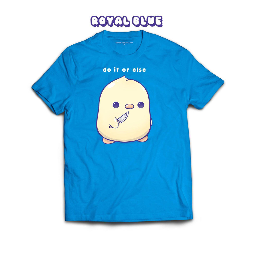 DuckKnife T-shirt, Royal Blue 100% Ringspun Cotton T-shirt