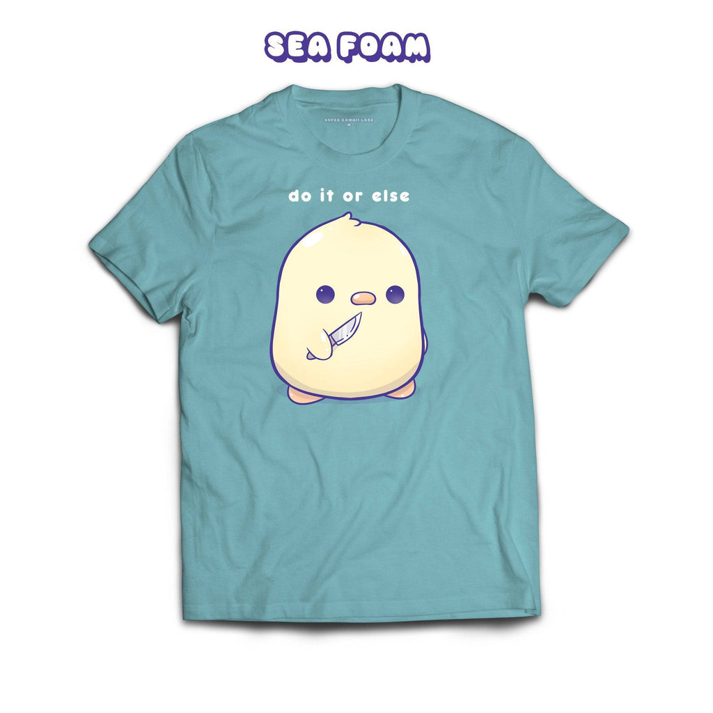 DuckKnife T-shirt, Sea Foam 100% Ringspun Cotton T-shirt