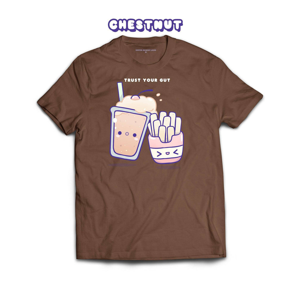 FriesAndShake T-shirt, Chestnut 100% Ringspun Cotton T-shirt