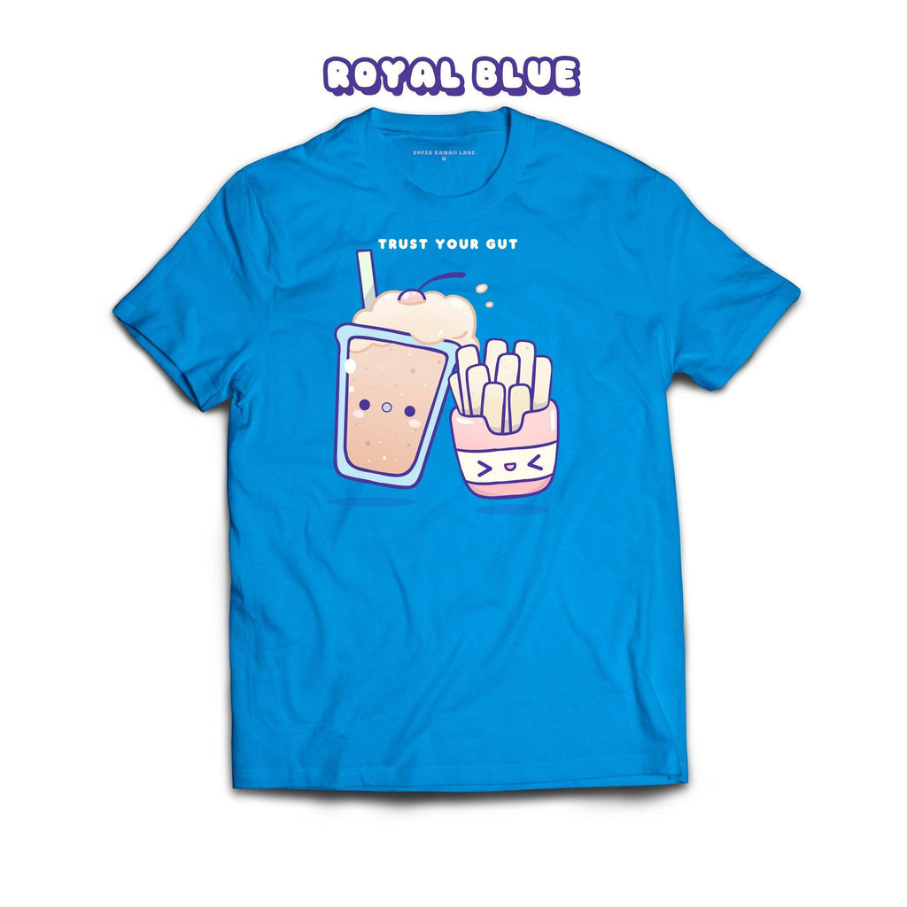 FriesAndShake T-shirt, Royal Blue 100% Ringspun Cotton T-shirt