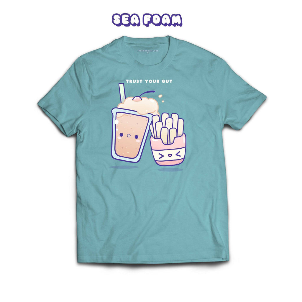 FriesAndShake T-shirt, Sea Foam 100% Ringspun Cotton T-shirt