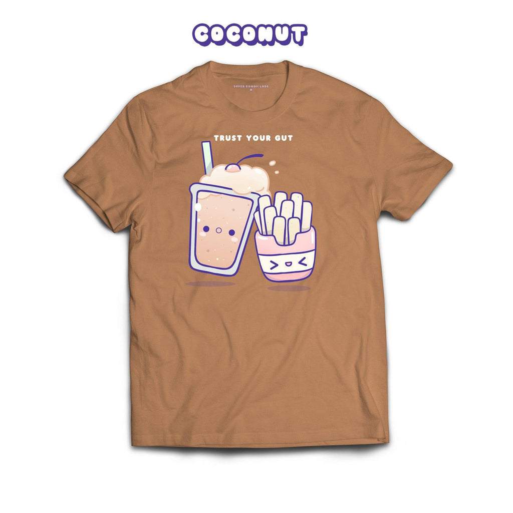 FriesAndShake T-shirt, Toasted Coconut 100% Ringspun Cotton T-shirt