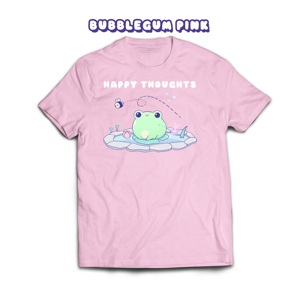 Frog T-shirt, Bubblegum Pink 100% Ringspun Cotton T-shirt