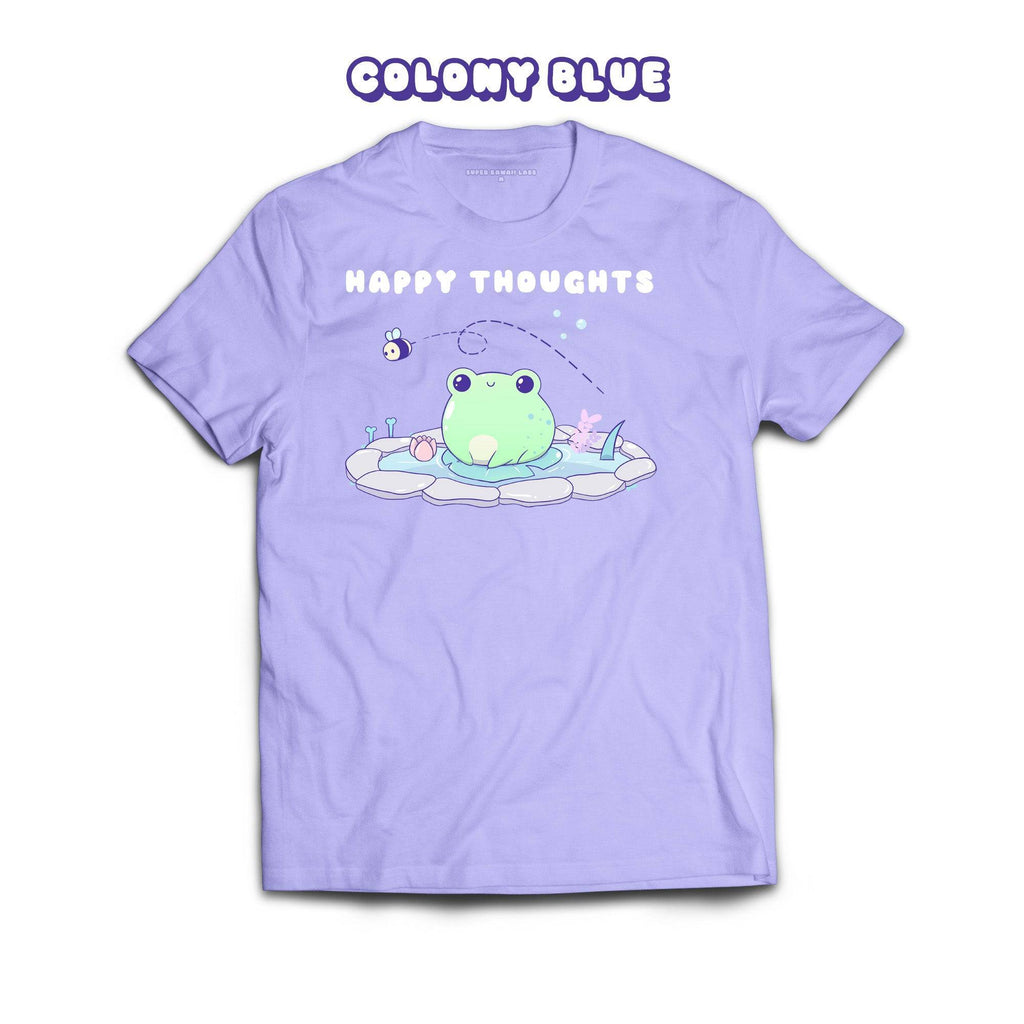 Frog T-shirt, Colony Blue 100% Ringspun Cotton T-shirt