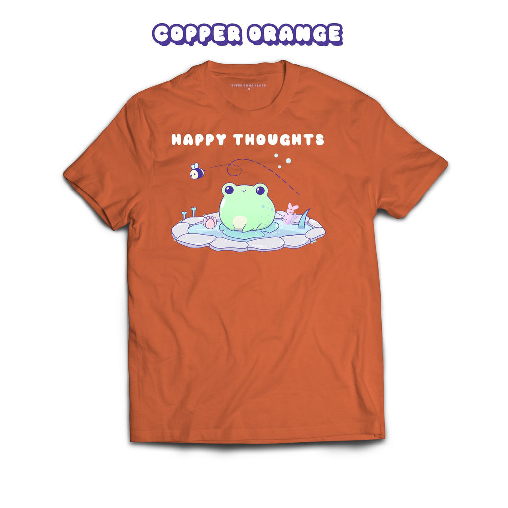 Frog T-shirt, Copper Orange 100% Ringspun Cotton T-shirt