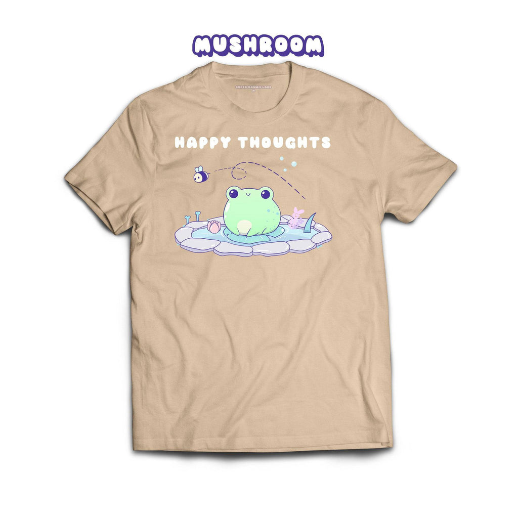 Frog T-shirt, Mushroom 100% Ringspun Cotton T-shirt