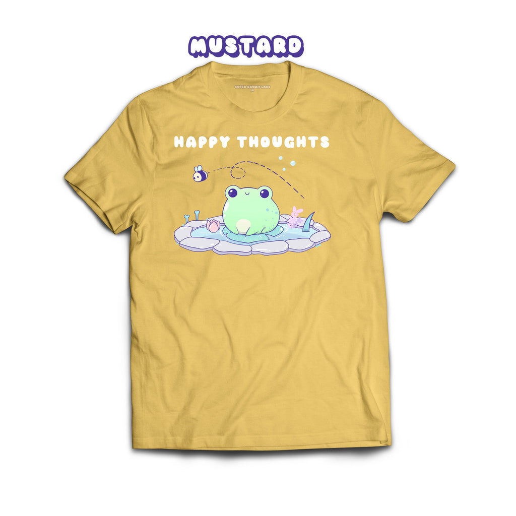 Frog T-shirt, Mustard 100% Ringspun Cotton T-shirt