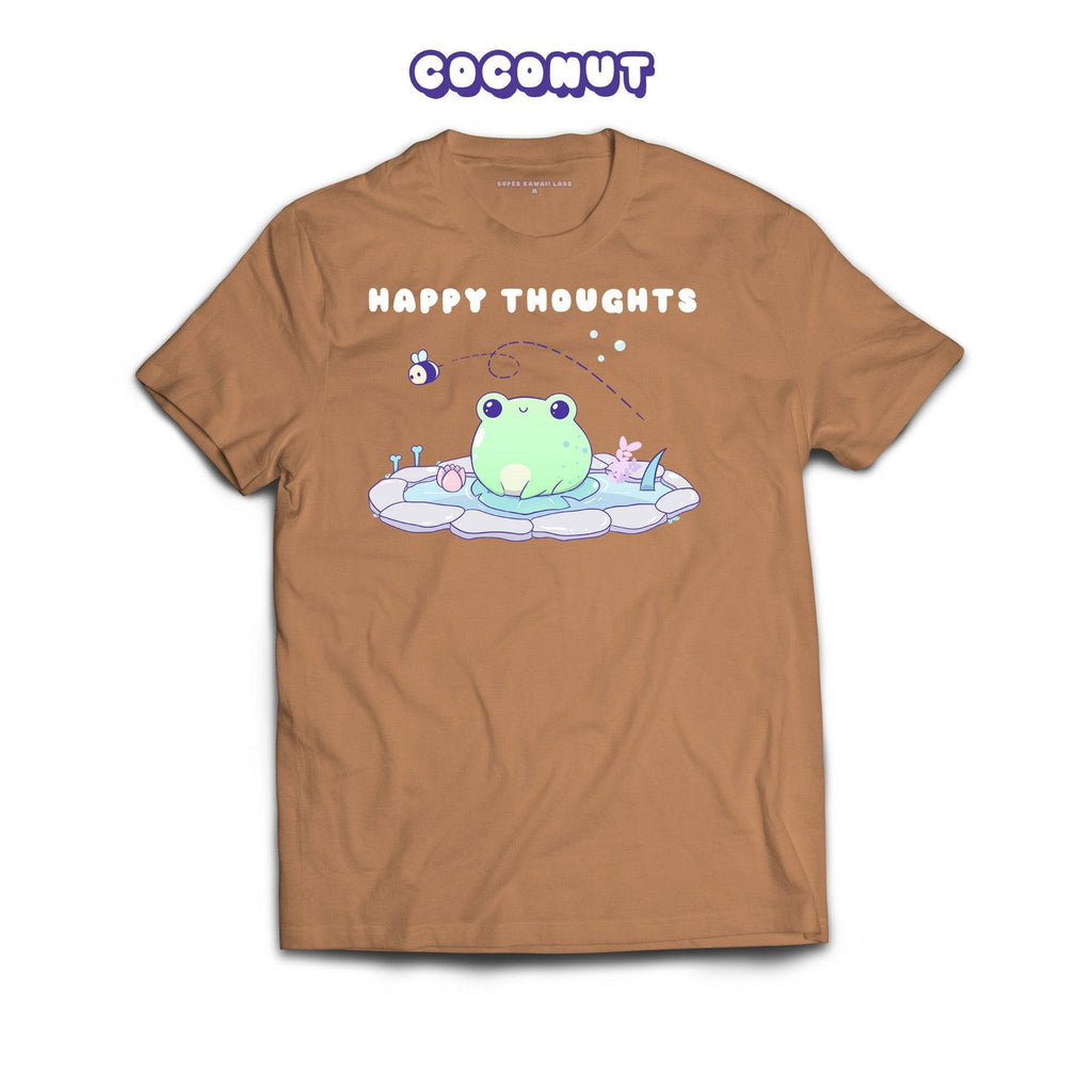 Frog T-shirt, Toasted Coconut 100% Ringspun Cotton T-shirt
