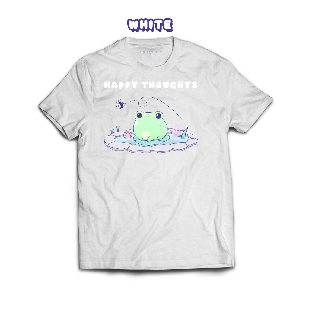 Frog T-shirt, White 100% Ringspun Cotton T-shirt