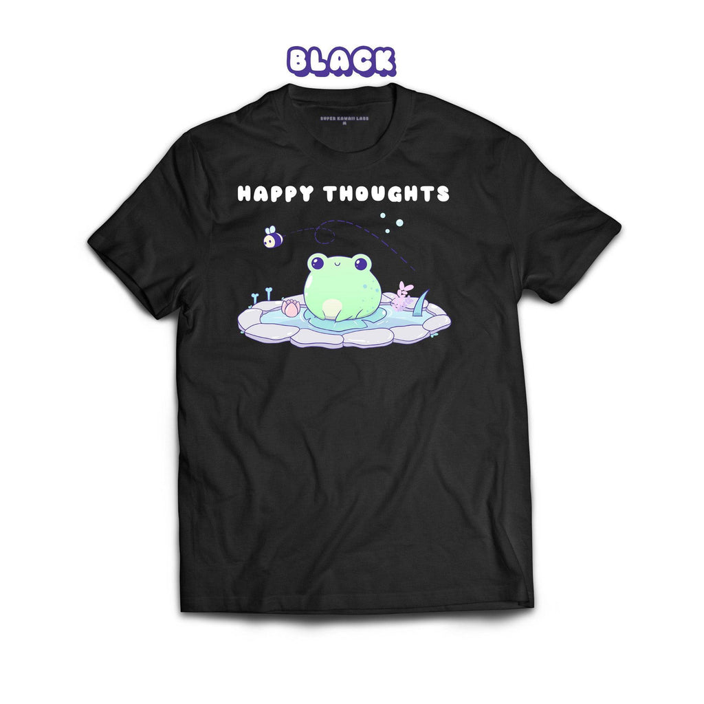 Frog T-shirt, Black 100% Ringspun Cotton T-shirt