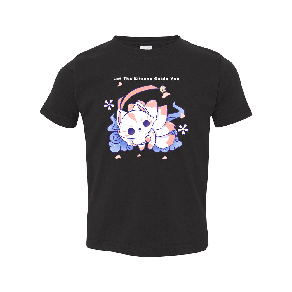 Kitsune Black Toddler T-shirt