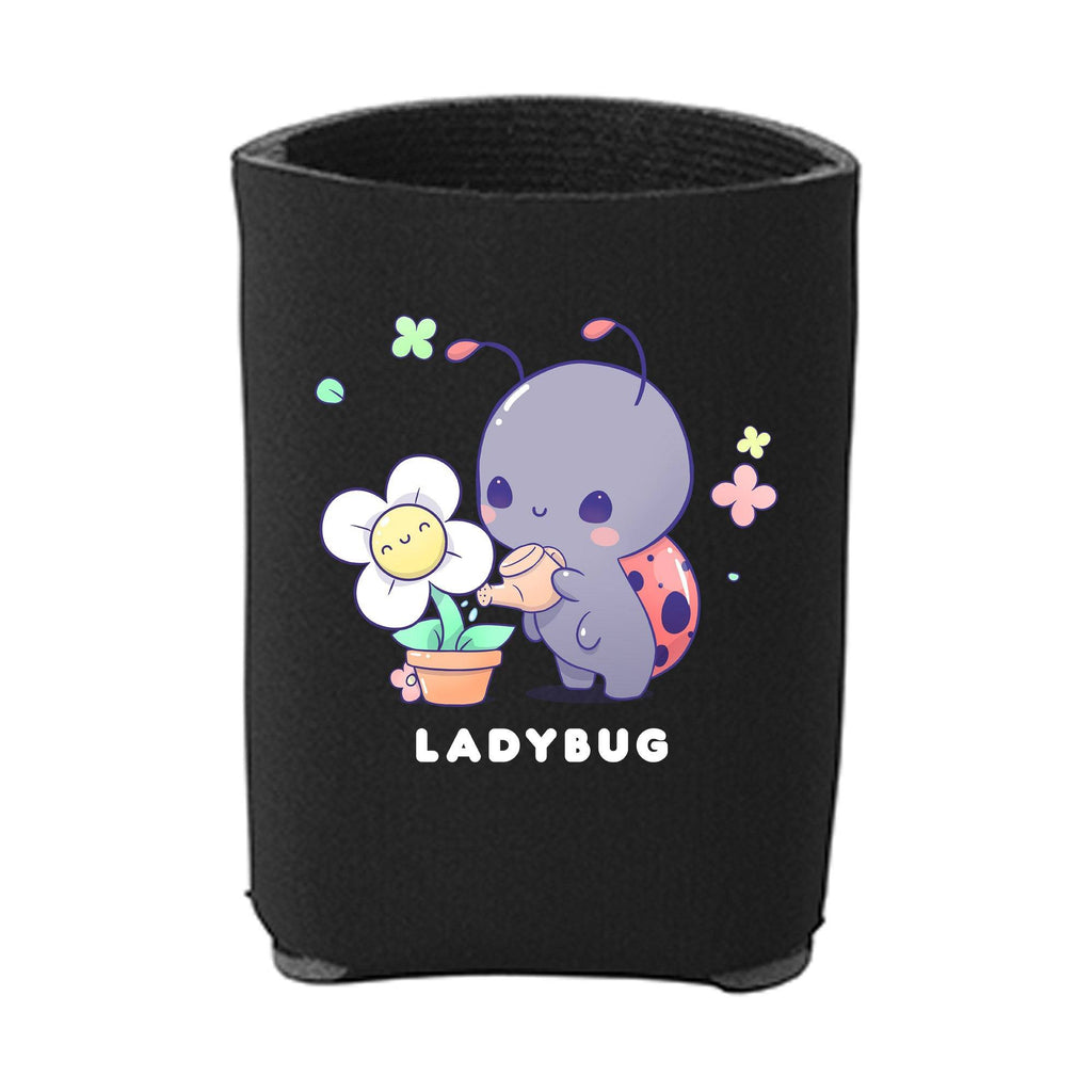 Kawaii Black Ladybug Beverage Holder