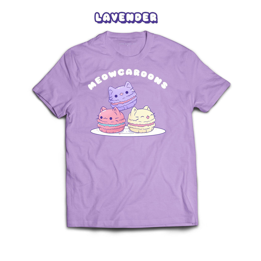 Mewocaroons T-shirt, Lavender 100% Ringspun Cotton T-shirt