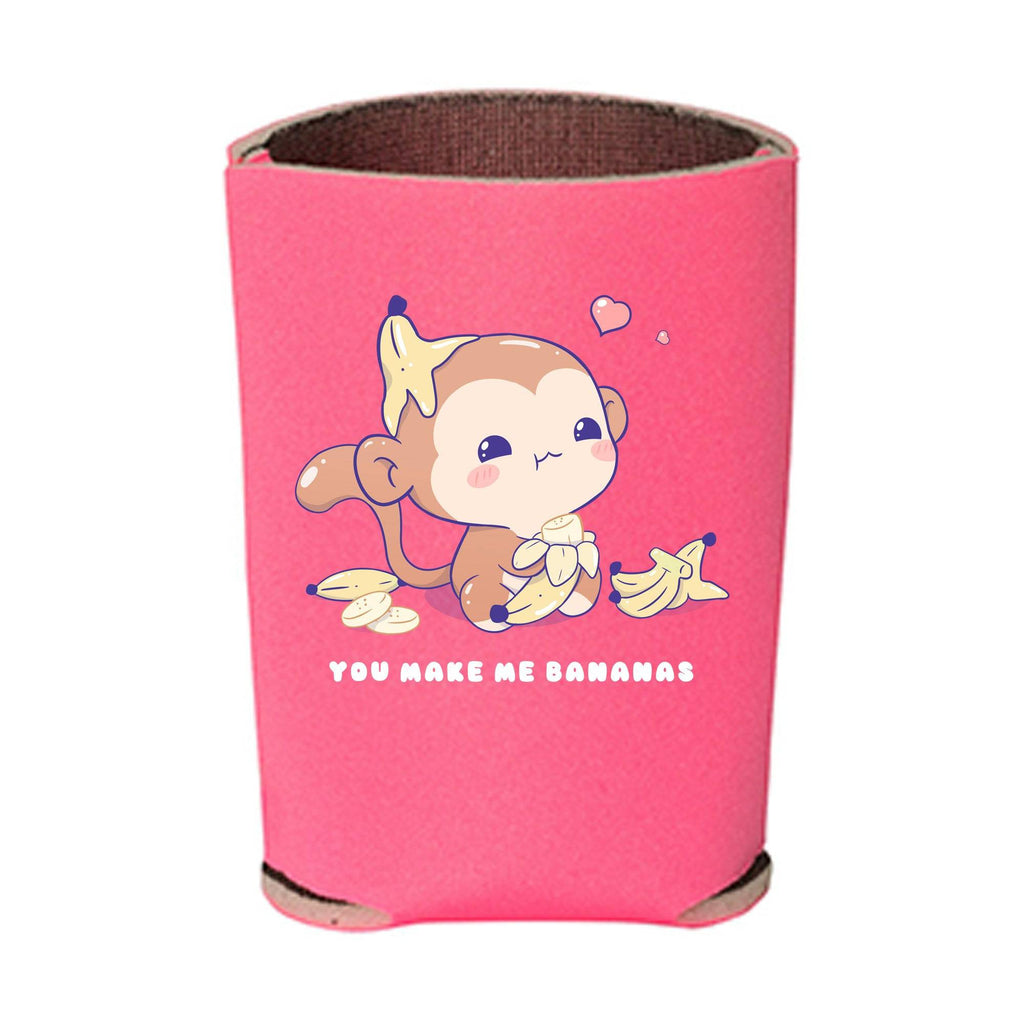 Kawaii Pink Monkey Beverage Holder