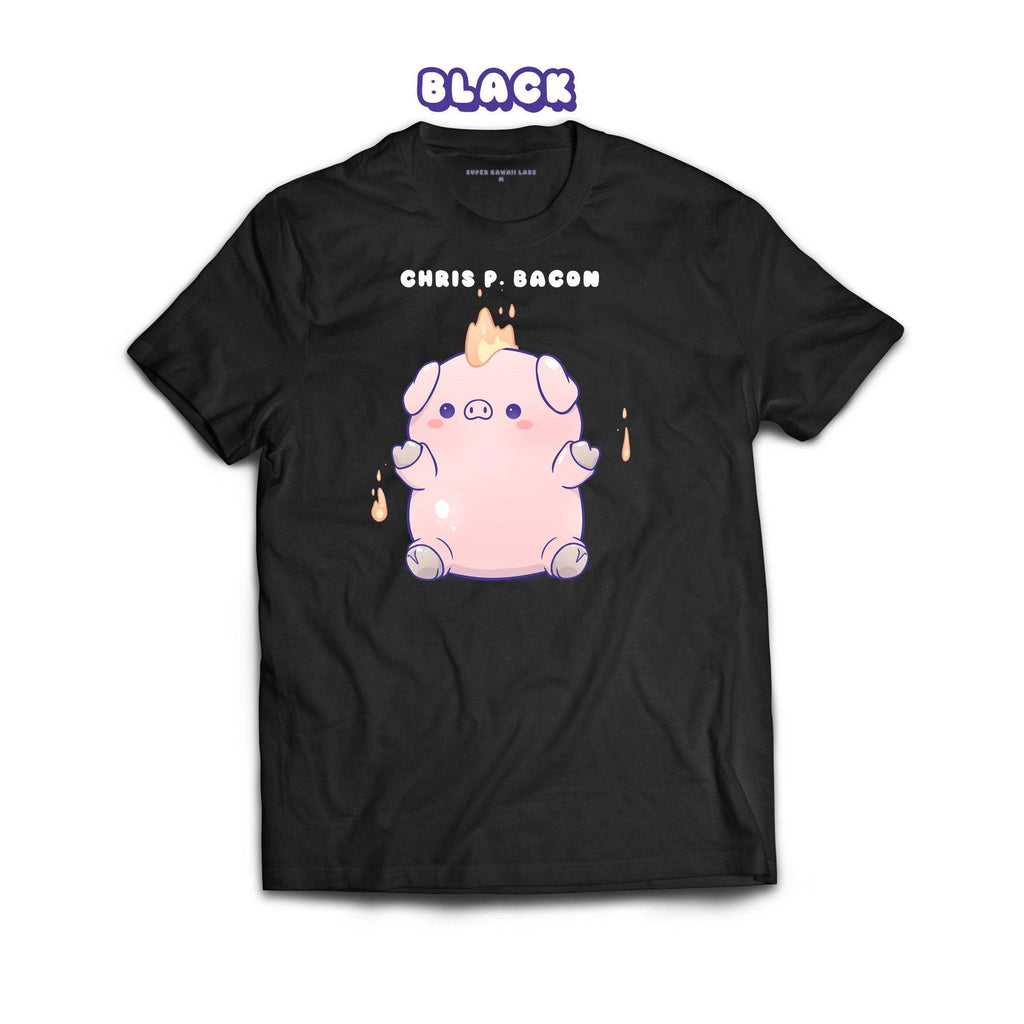 Pig T-shirt, Black 100% Ringspun Cotton T-shirt