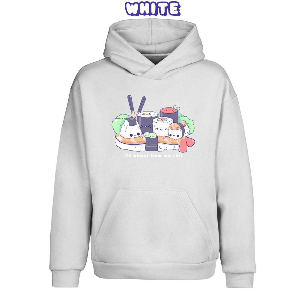 Sushi While Pullover Urban Hoodie