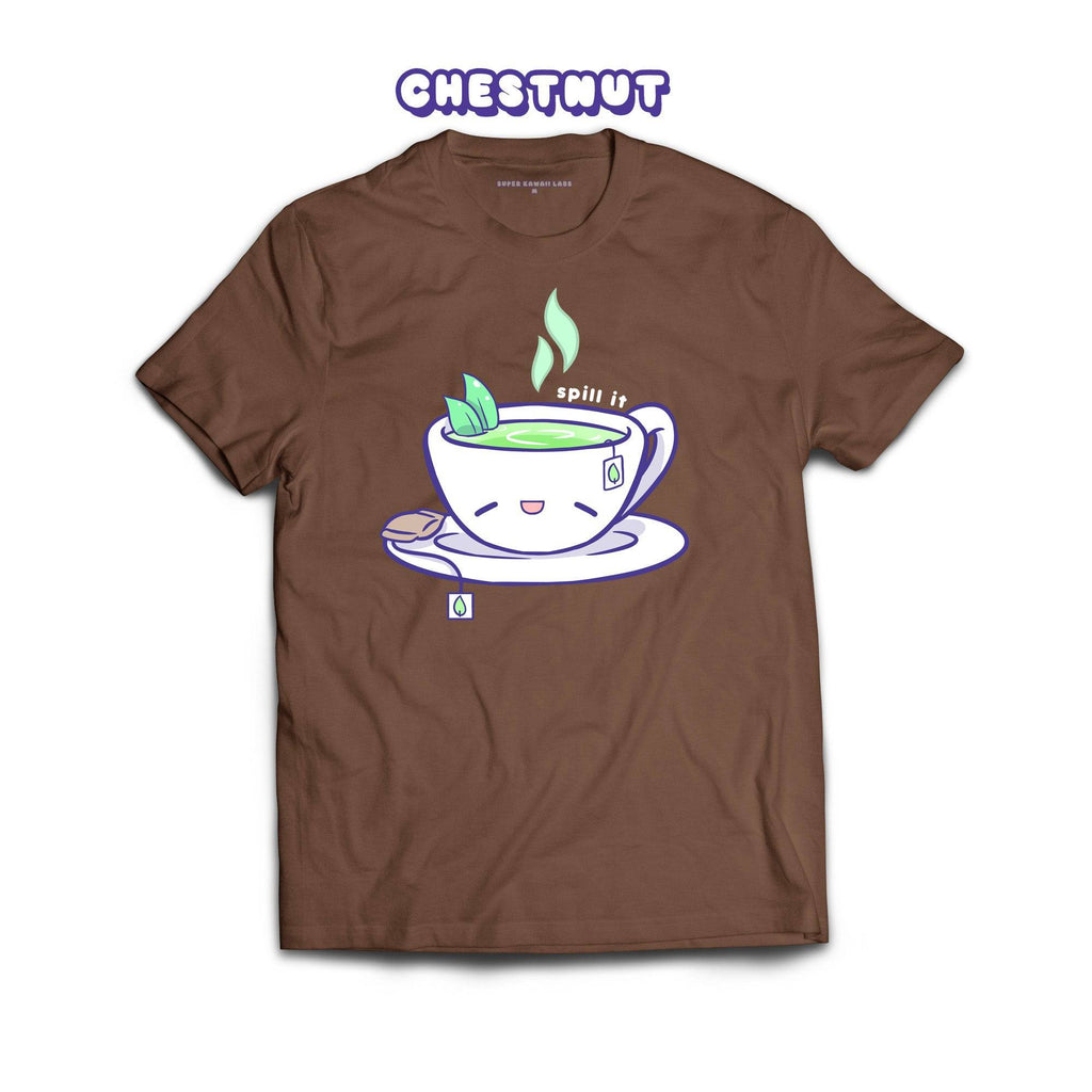 Tea T-shirt, Chestnut 100% Ringspun Cotton T-shirt