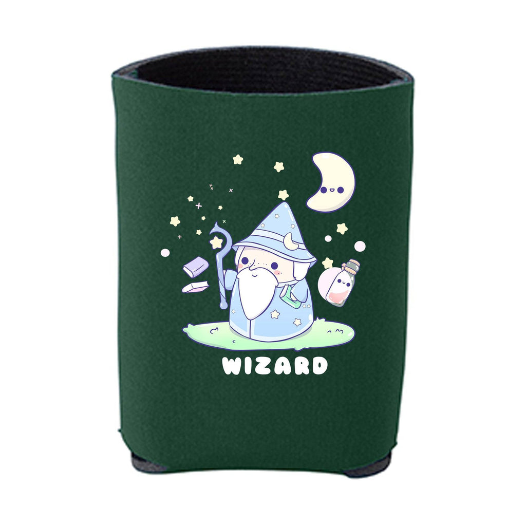 Kawaii Forest Green Wizard Beverage Holder