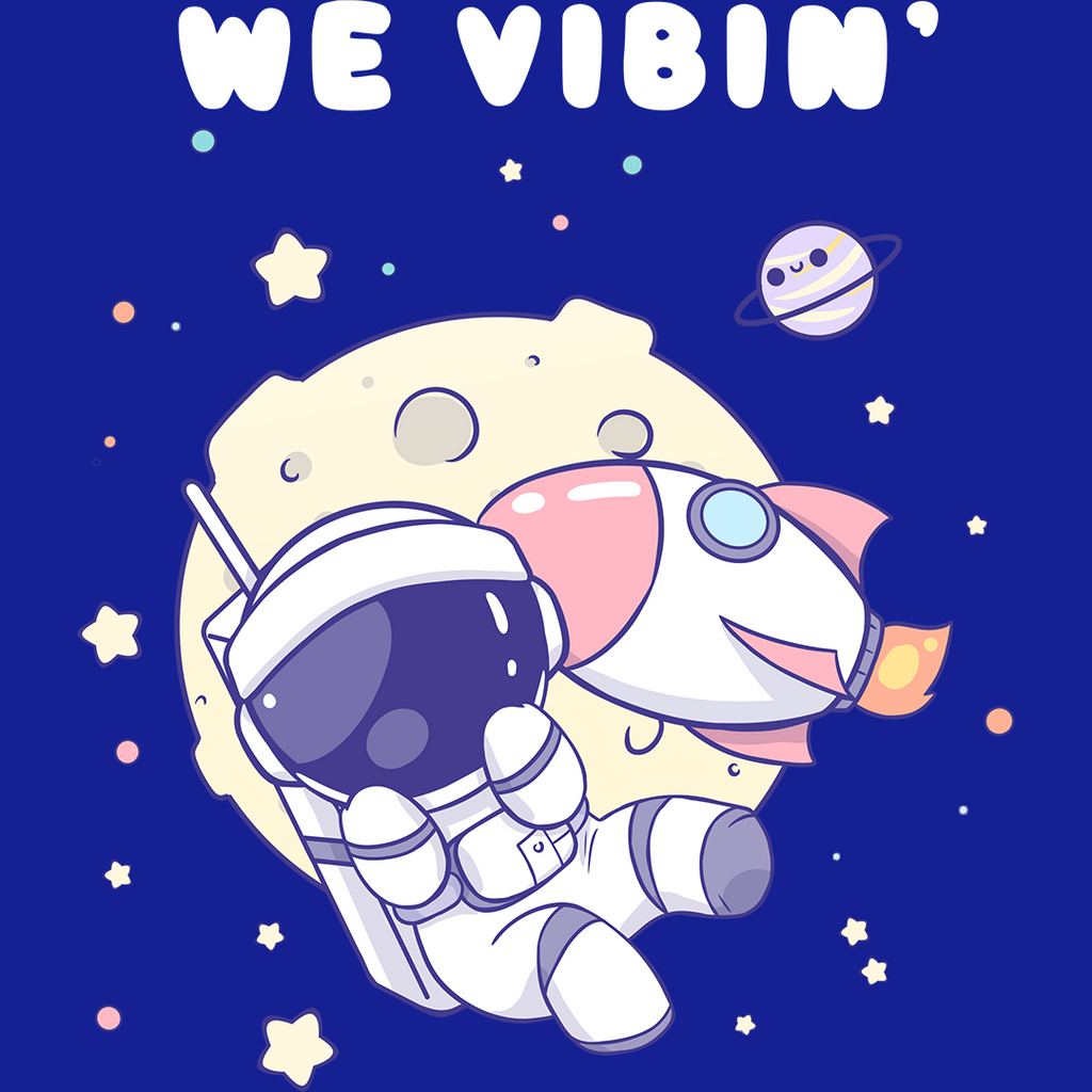 Super Kawaii Labs Astronaut We Vibin' 