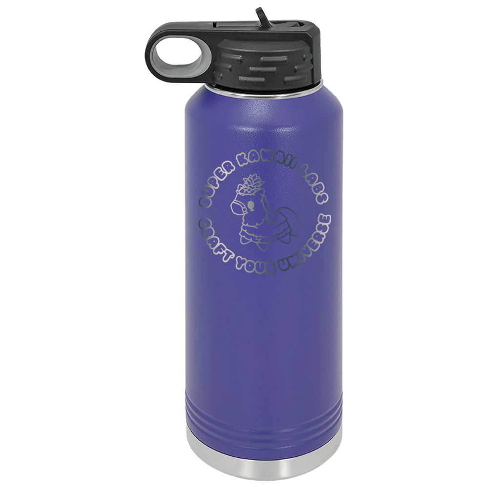 40 oz. Water Bottle - Super Kawaii Labs
