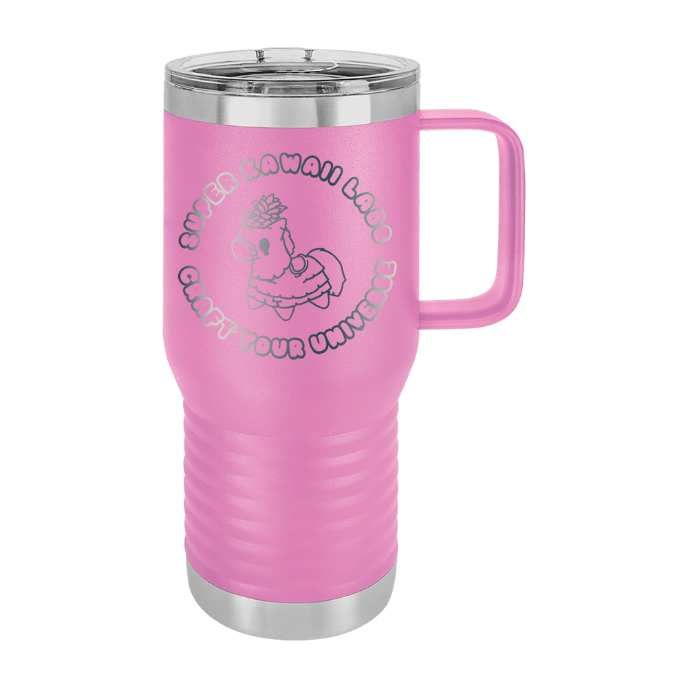 Super 20 Oz Thermos Coffee Mug With Handle