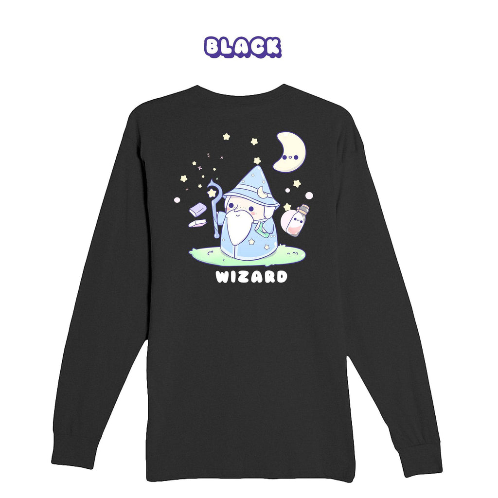 Wizard Longsleeve T-shirt - Super Kawaii Labs
