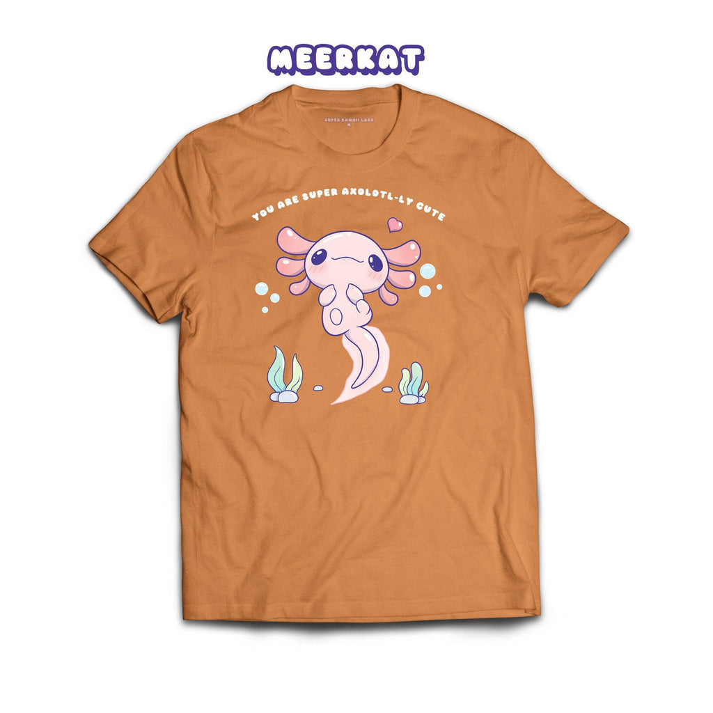 Axolotl T-shirt, Meerkat 100% Ringspun Cotton T-shirt