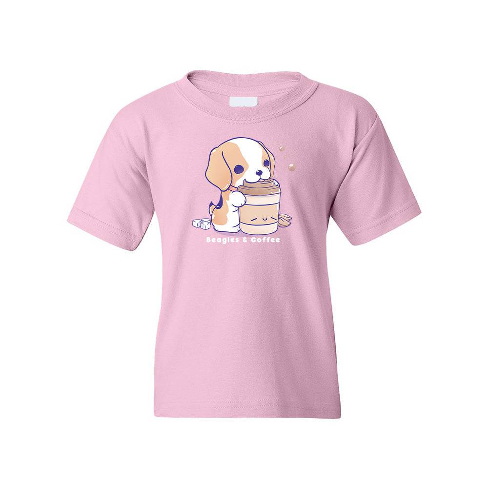 Light Pink Beagle Youth T-shirt