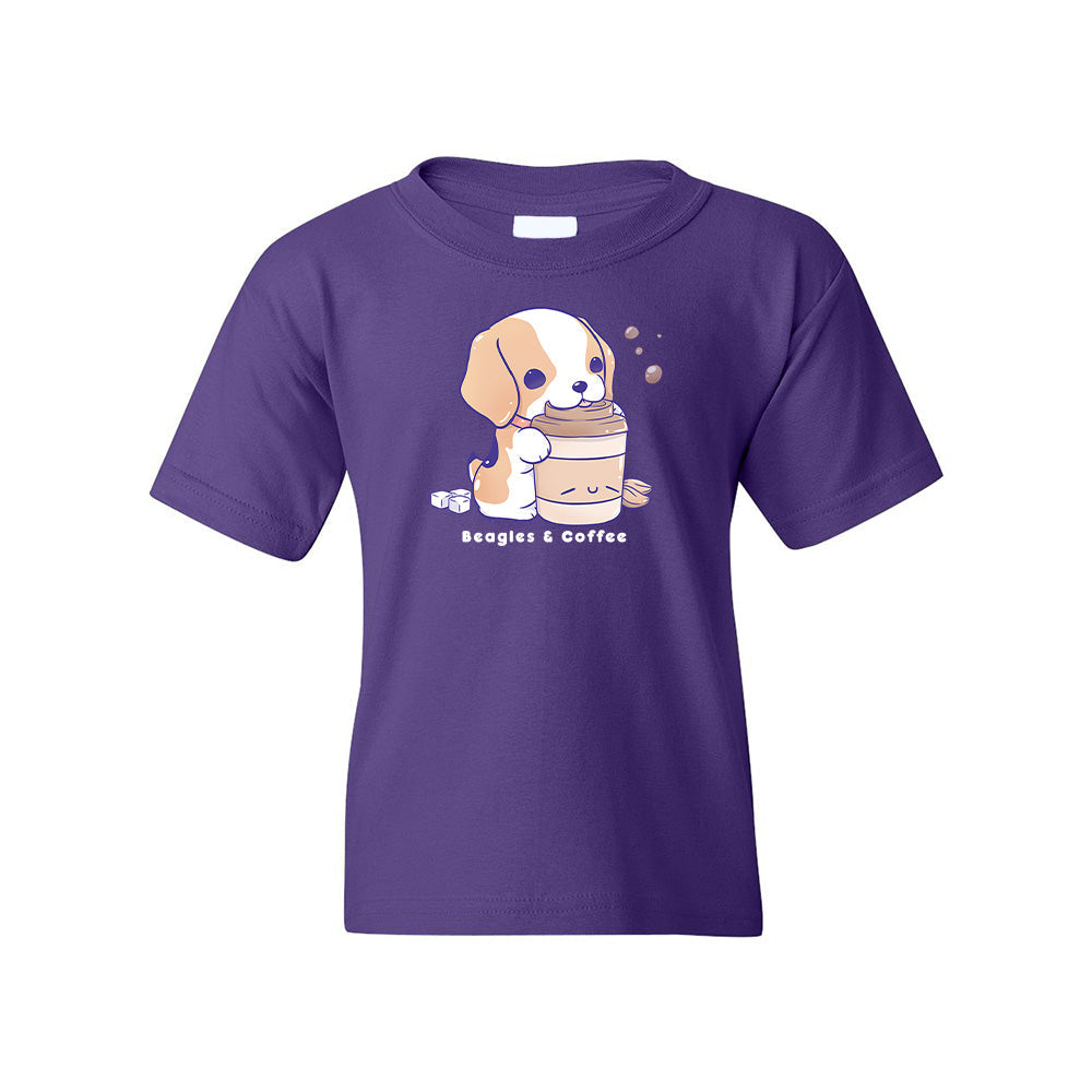 Purple Beagle Youth T-shirt