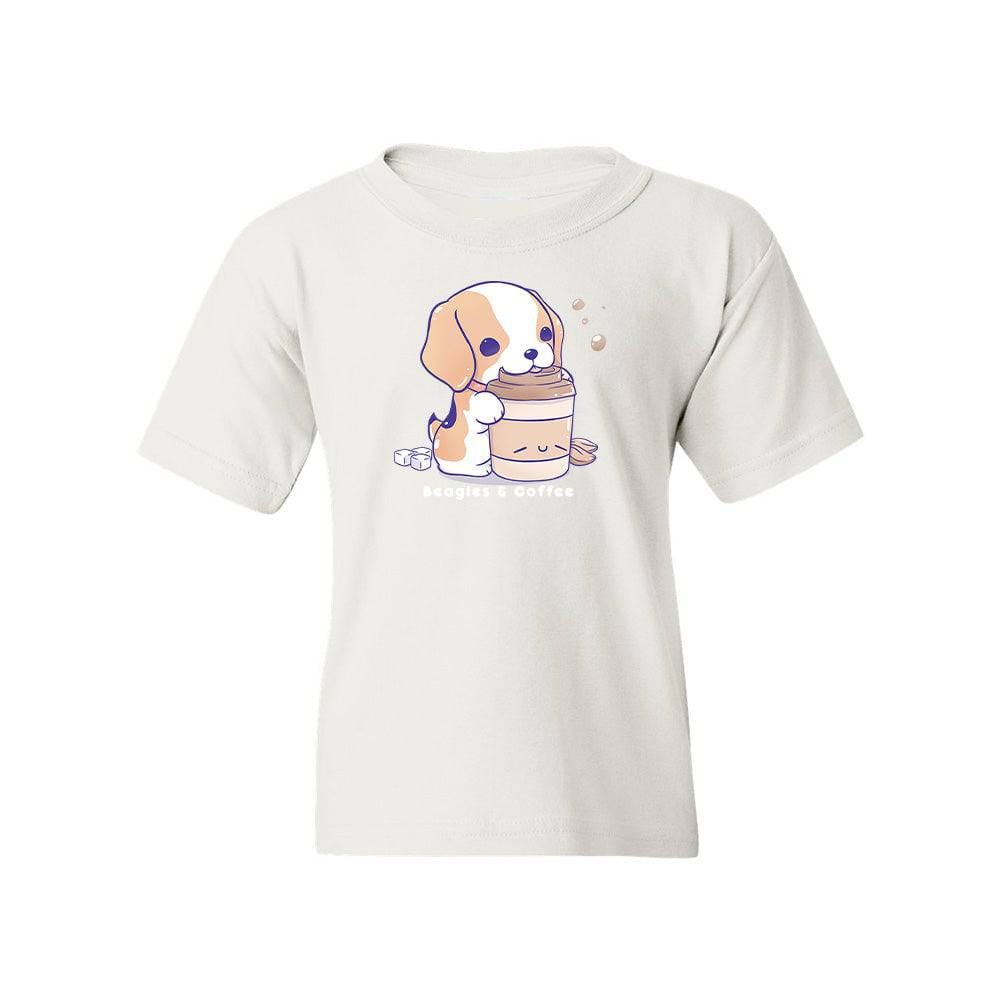 White Beagle Youth T-shirt