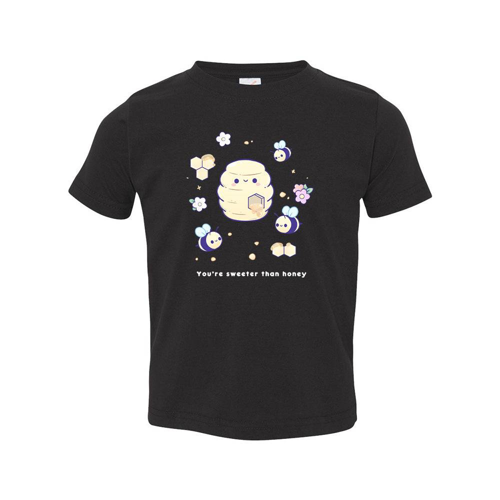 Bee Black Toddler T-shirt