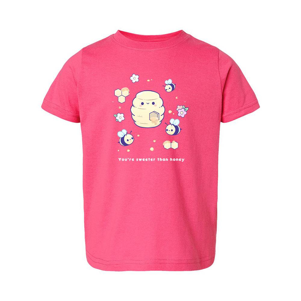 Bee Hot Pink Toddler T-shirt