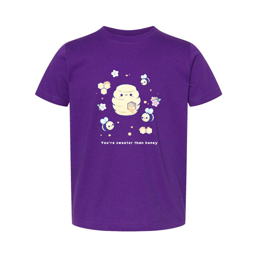Bee Purple Toddler T-shirt