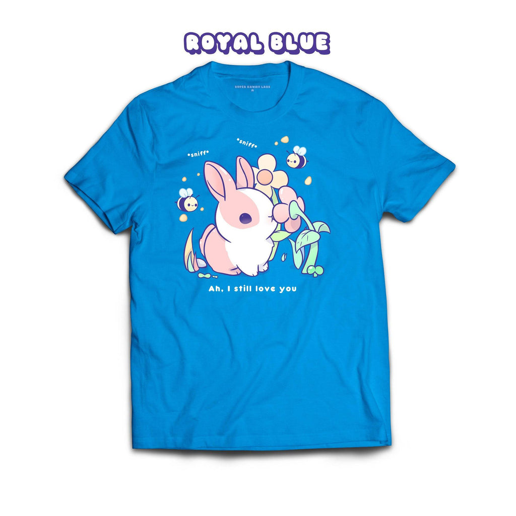 BunnySniff T-shirt, Royal Blue 100% Ringspun Cotton T-shirt