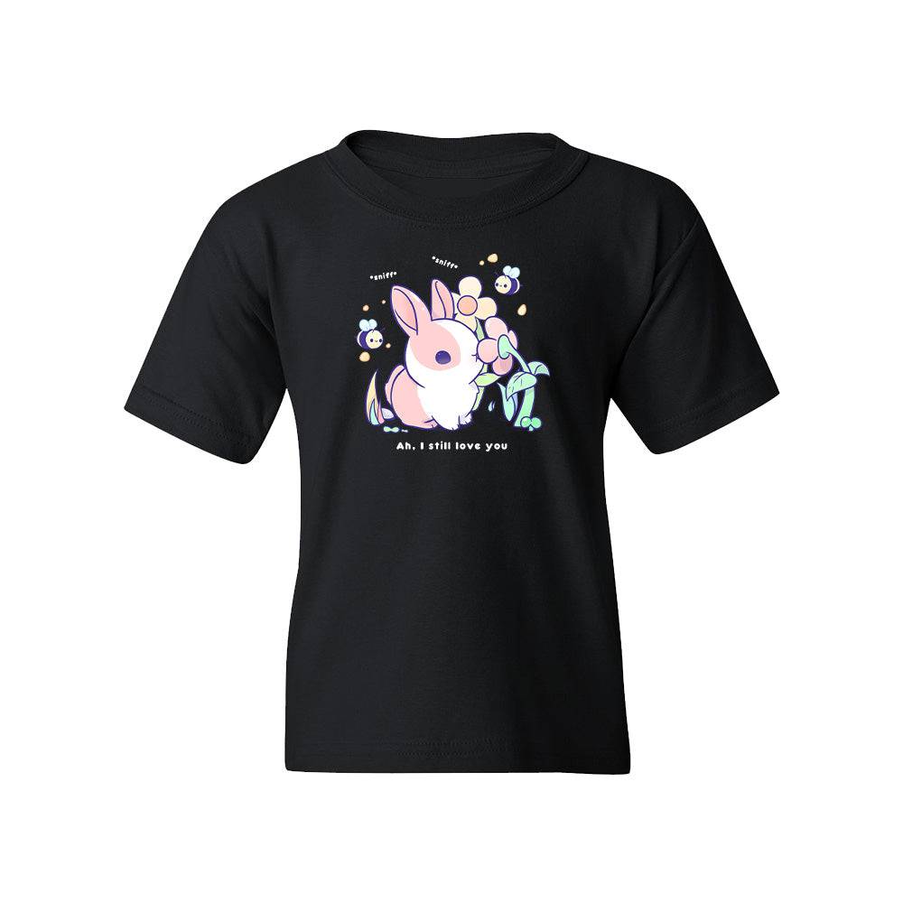 Black BunnySniff Youth T-shirt