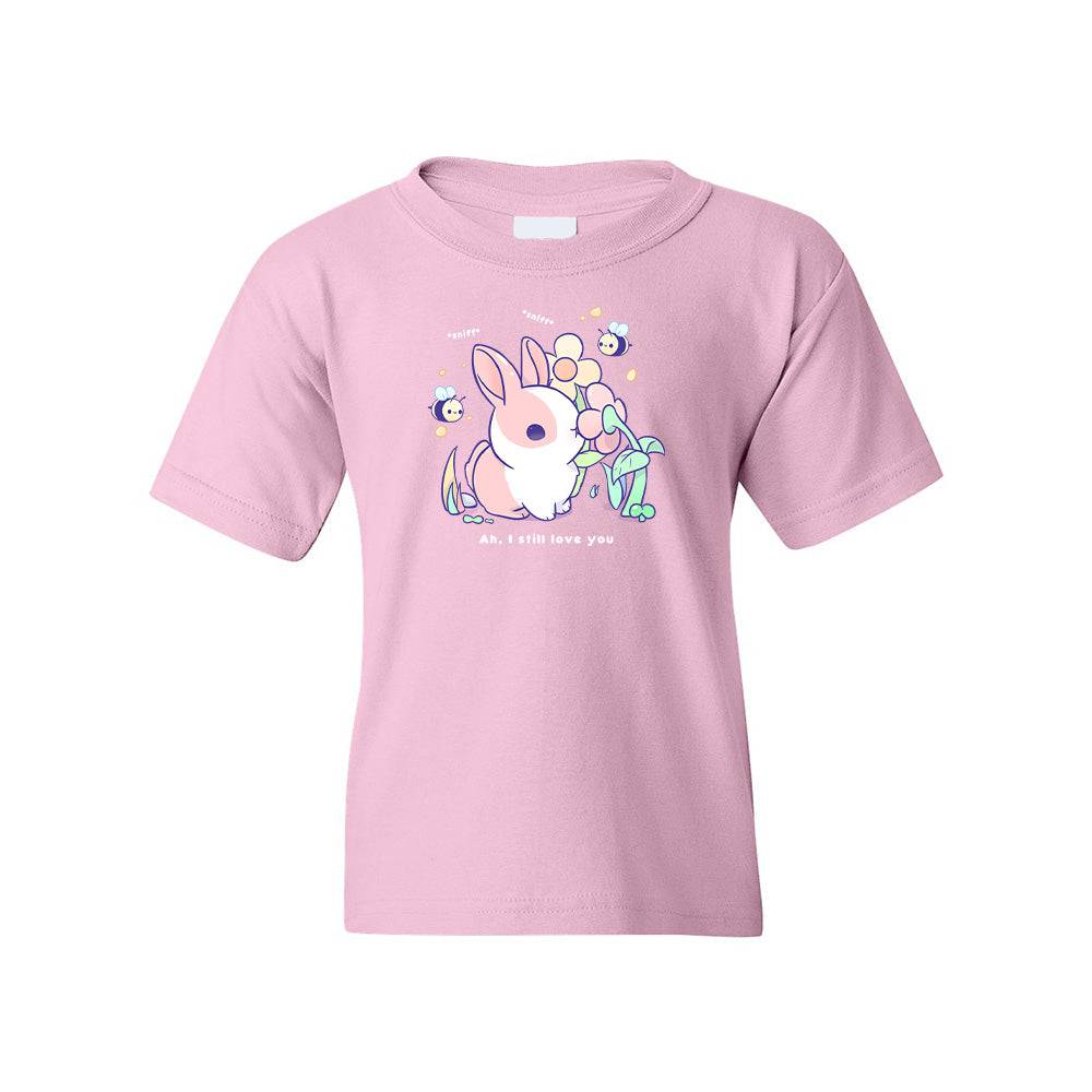 Light Pink BunnySniff Youth T-shirt
