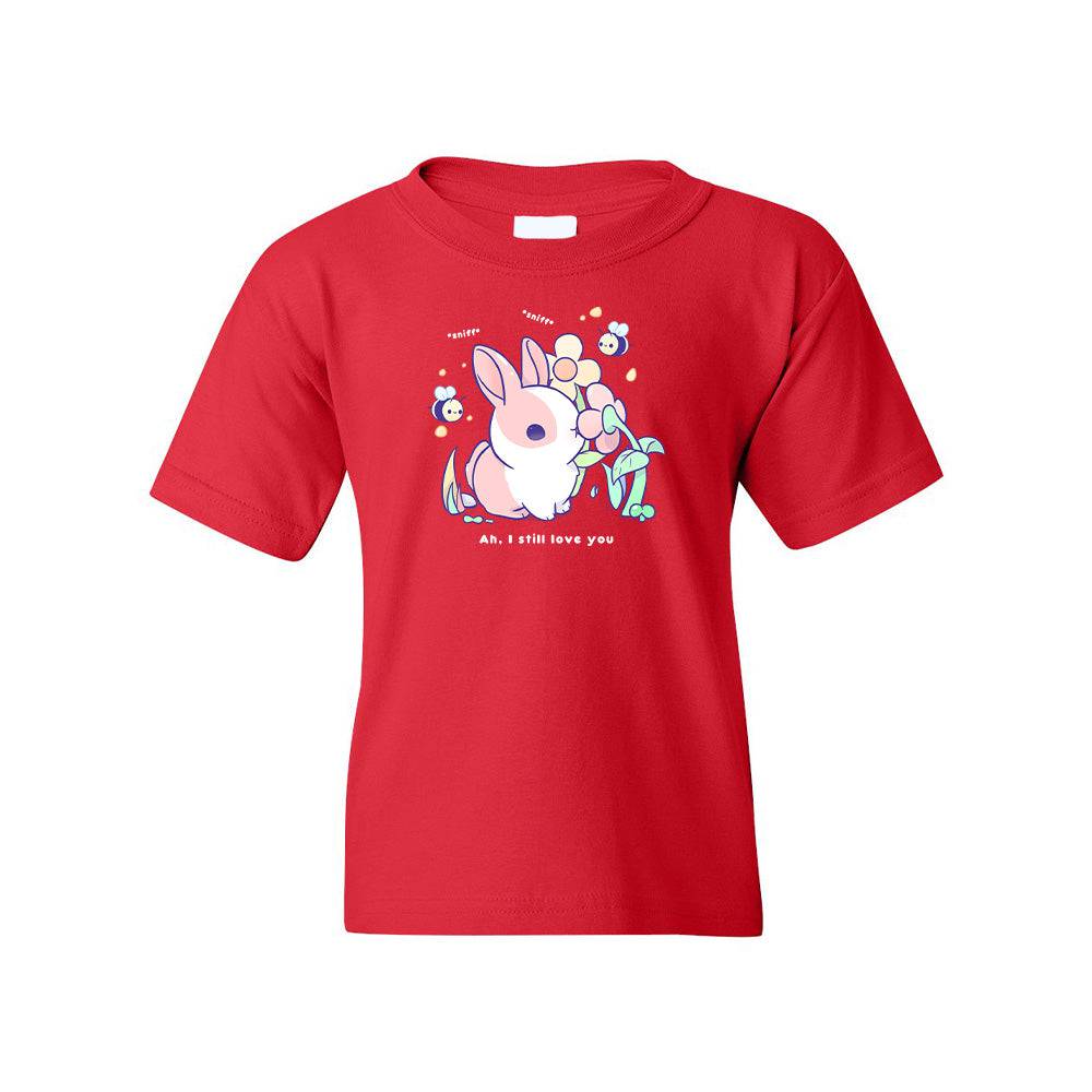 Red BunnySniff Youth T-shirt