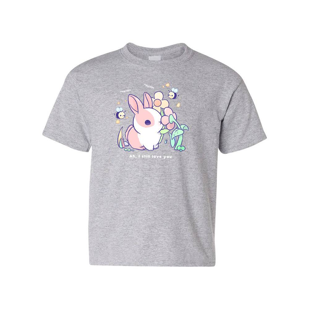 Sport Gray BunnySniff Youth T-shirt