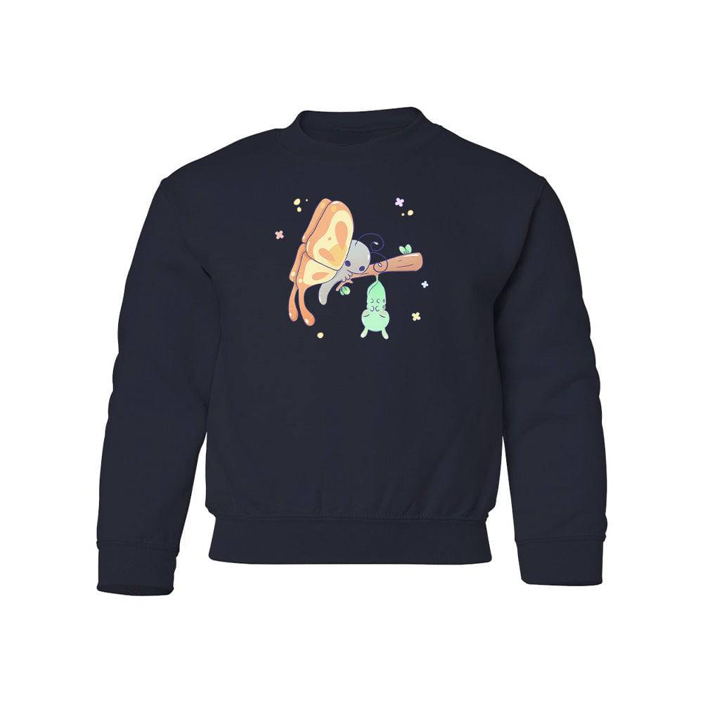 Navy Butterfly Youth Sweater