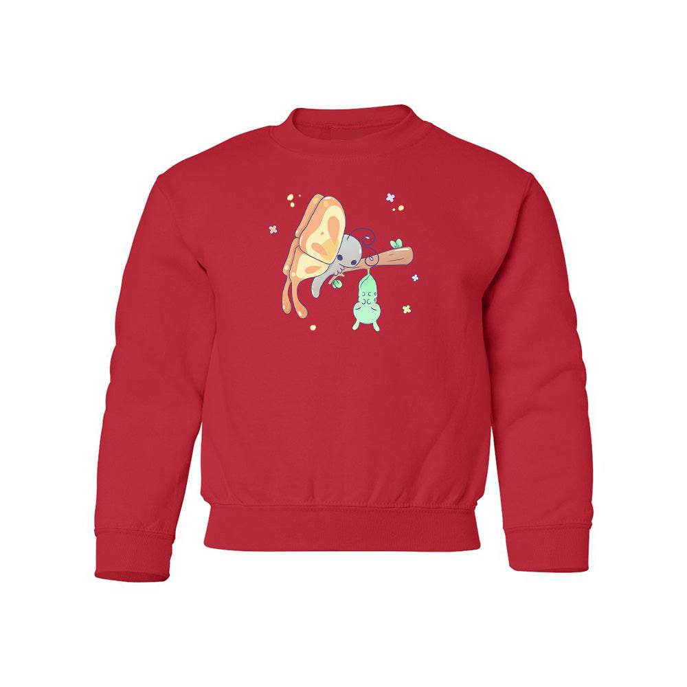 Red Butterfly Youth Sweater