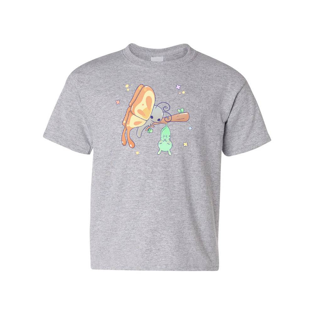 Sport Gray Butterfly Youth T-shirt