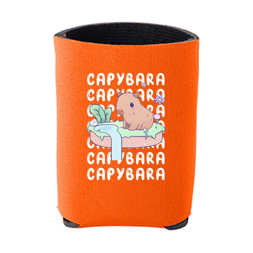 Kawaii Orange Capybara Beverage Holder