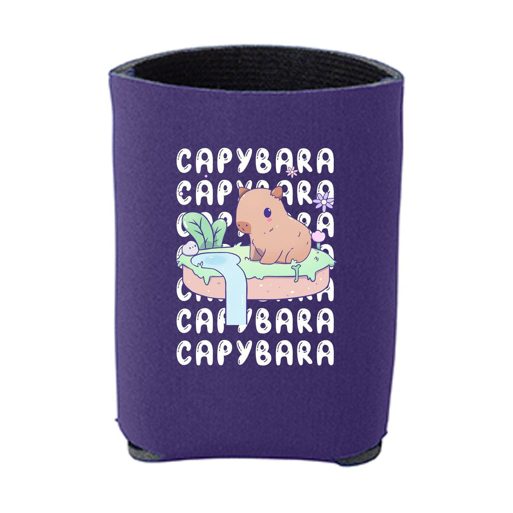 Kawaii Purple Capybara Beverage Holder